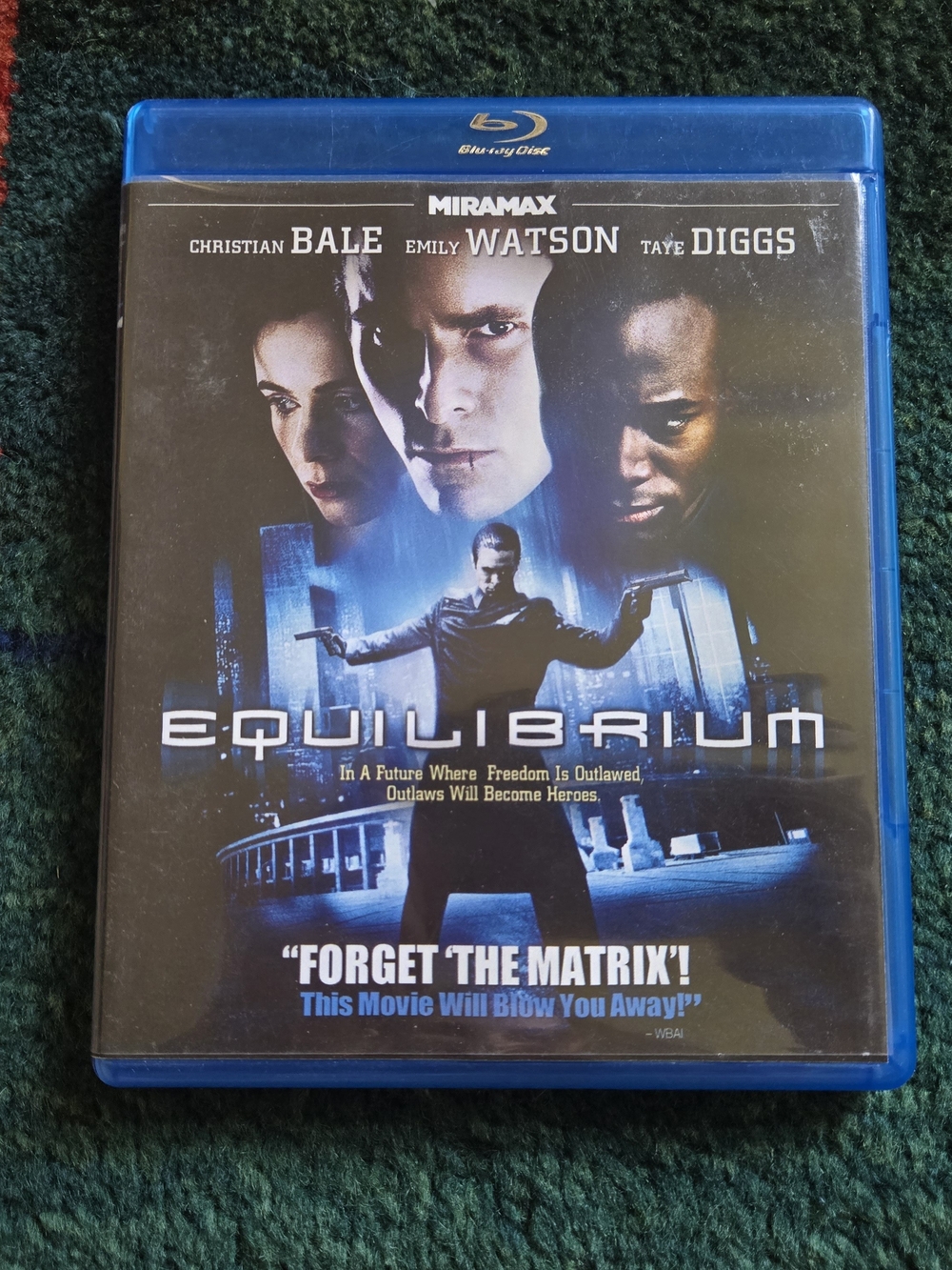 Equilibrium Blu-ray Miramax 2002 Christian Bale Sci-Fi Action Dystopian Thriller